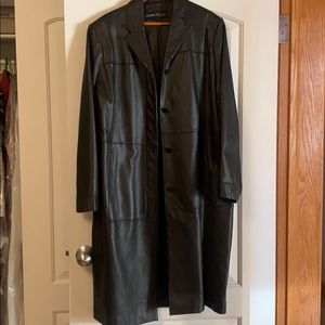 Anne Klein Leather Coat
